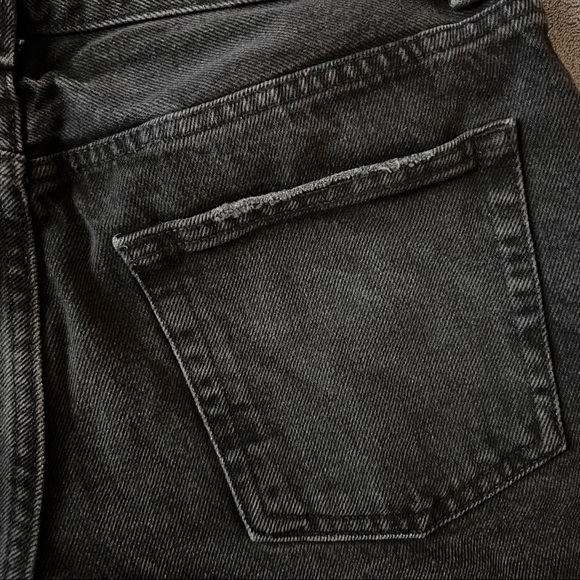 Topshop High Rise Button Fly Jean Shorts size 6 - Picture 6 of 6